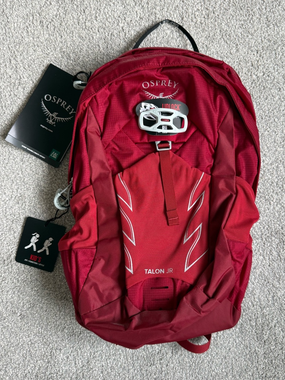 OSPREY Talon Jr Red Kids Backpack